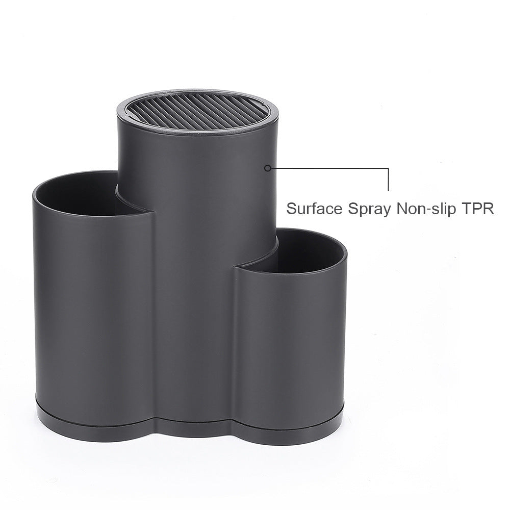 Kitchen Knife Rack, Storage Rack, Countertop Multifunctional Chopsticks Spoon Tube Knife Rack, Integrated Storage Box Household Kitchen Knife Rack