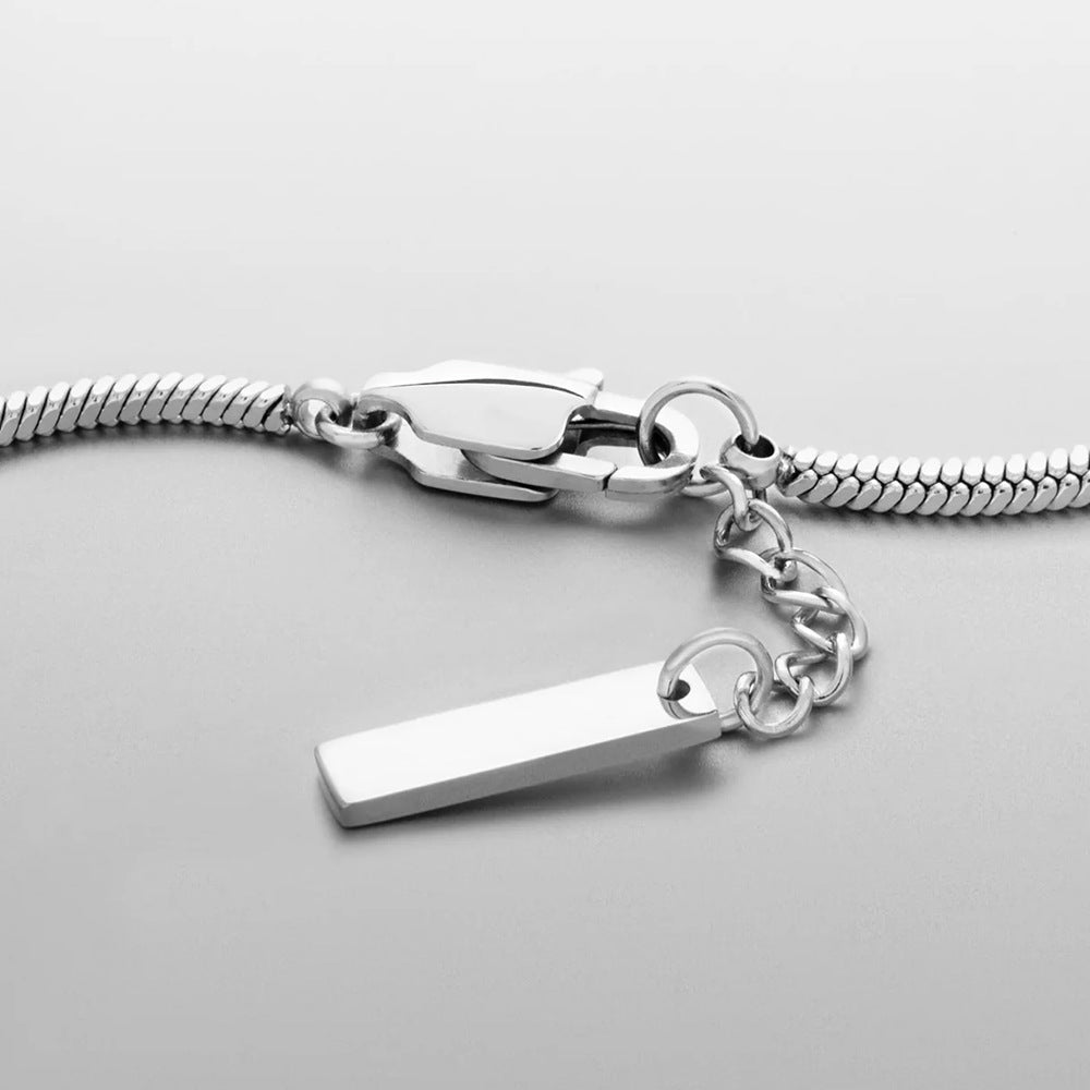 Hot-selling stainless steel hot-selling combination bracelet European and American fashion charm men's square chain 18k bracelet