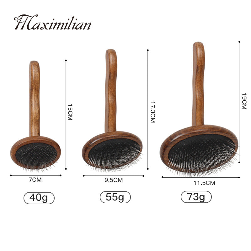 Pet comb solid wood antique depilatory cat comb depilatory dog comb pet supplies