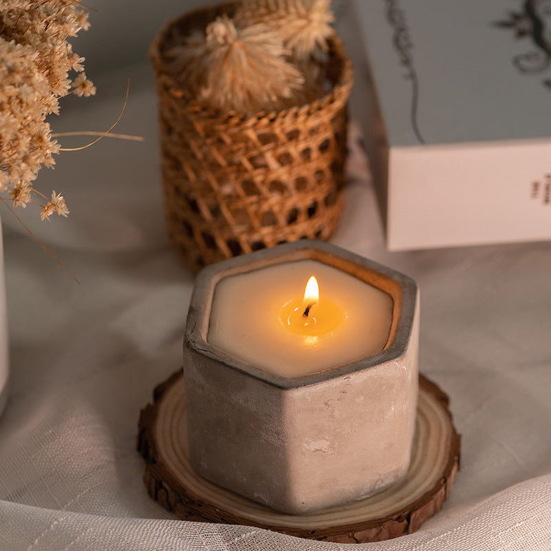 Wind Cement Handmade Creative Aromatherapy Candles
