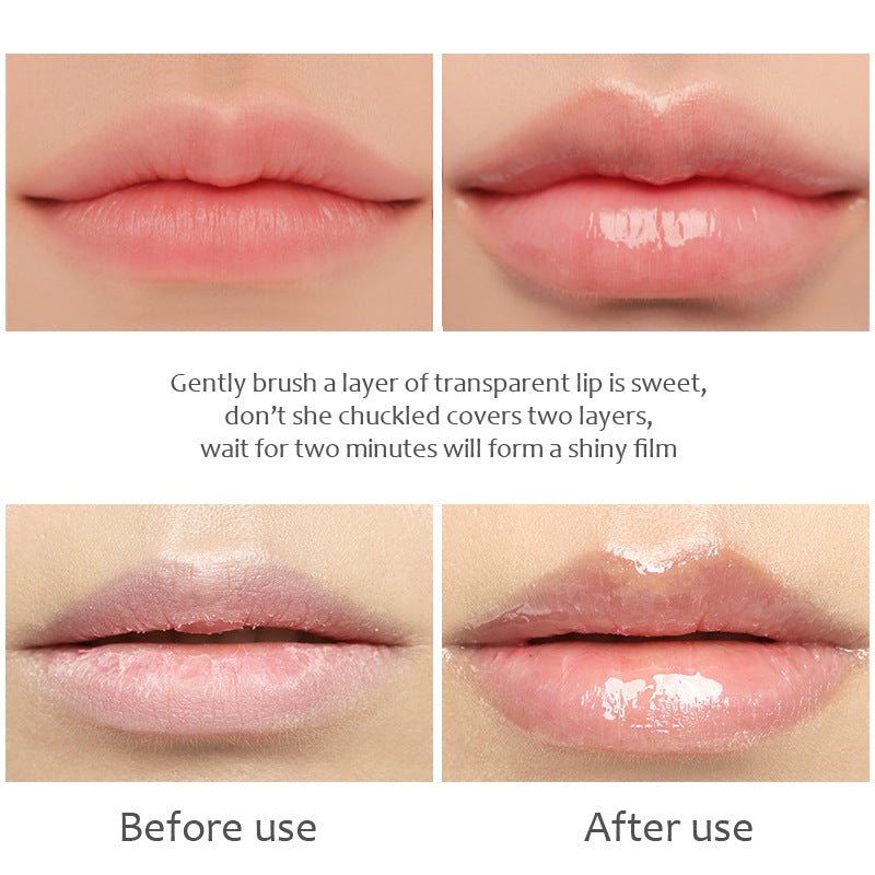 Kiss Beauty Cross-border Exclusively for Transparent Lip Plumping Enhances Lip Elasticity and Dilutes Lip Lines Lip Plumping Oil
