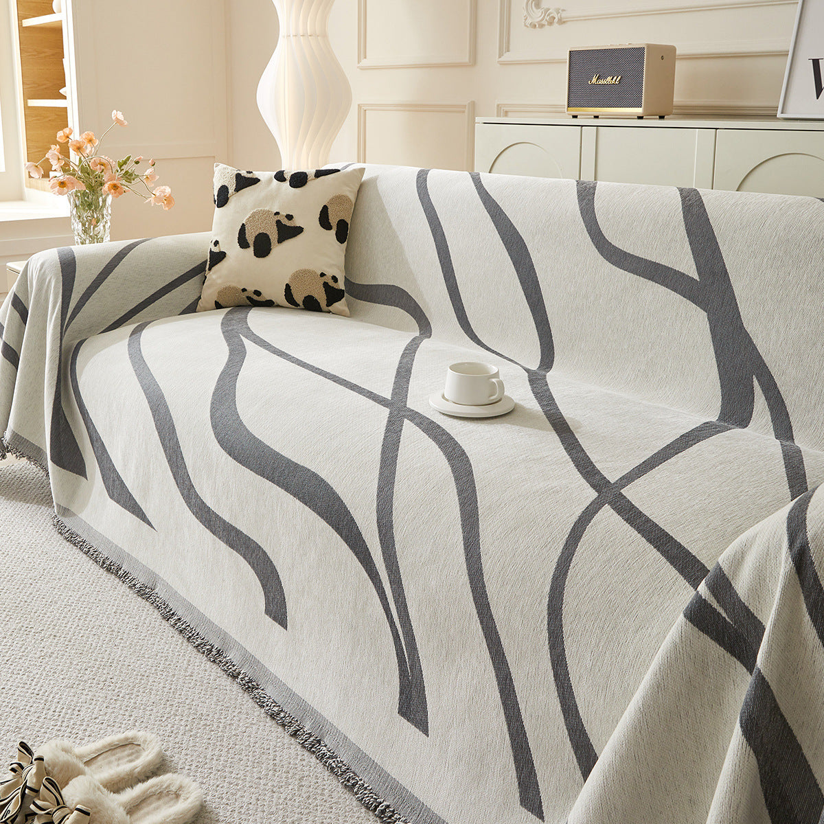 Four Seasons Universal Sofa Cover, All-inclusive Chenille Sofa Towel Full Cover Cloth, Light Luxury Anti-cat Scratch Non-slip Sofa Cushion