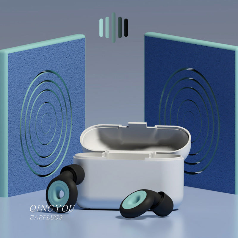 Noise-cancelling earplugs silent sleep sound-proof earplugs cross-border best-selling split assembly large, medium and small waterproof silicone earplugs
