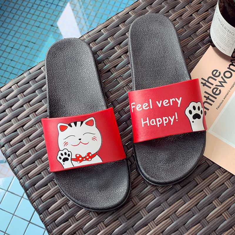 Stepping On Feces Feeling Slippers Female Summer Home Cute Home Couple Shoes Outside Wear Bathroom Home Cool Thick Bottom Slippers Female