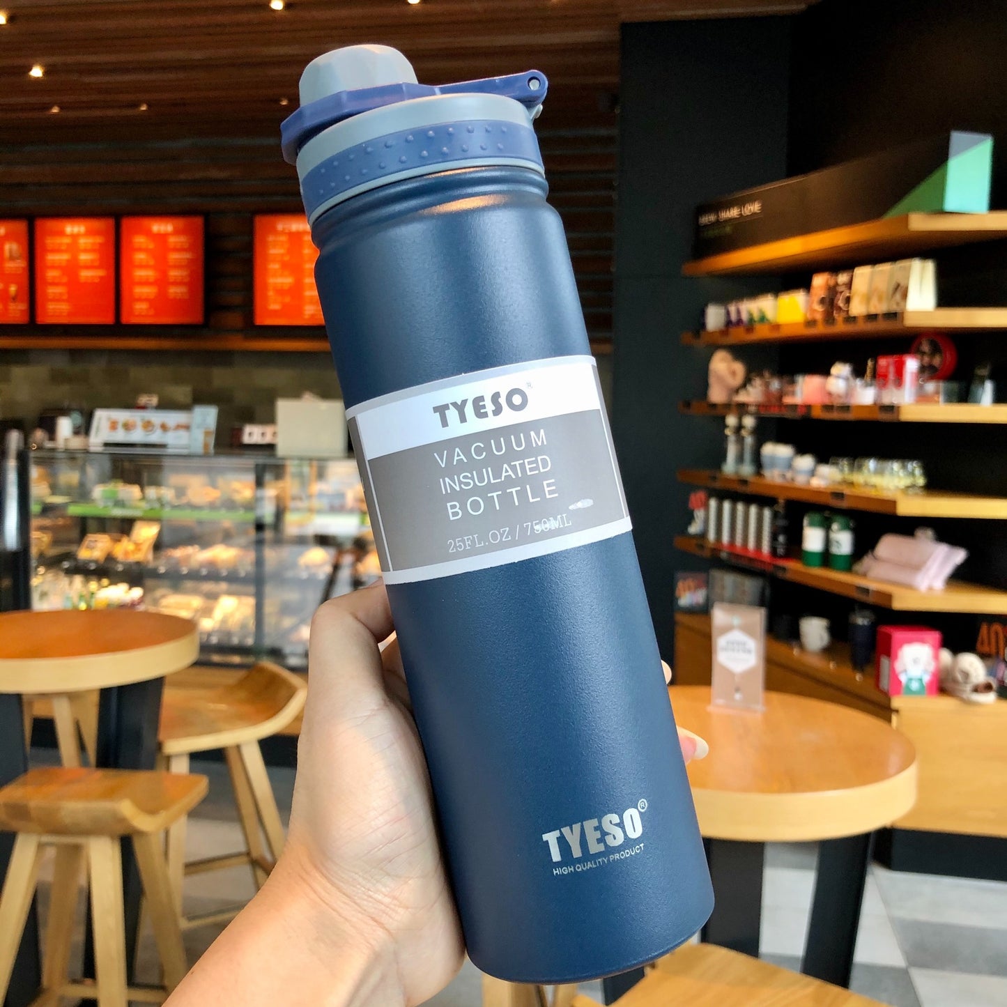 Taishuo Thermos Cup For Male and Female Students, Simple and Portable Stainless Steel Water Cup, Portable Large-capacity Sports Water Bottle Kettle