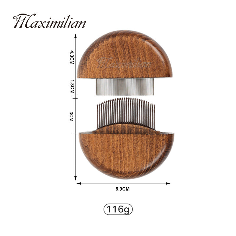Pet comb solid wood antique depilatory cat comb depilatory dog comb pet supplies