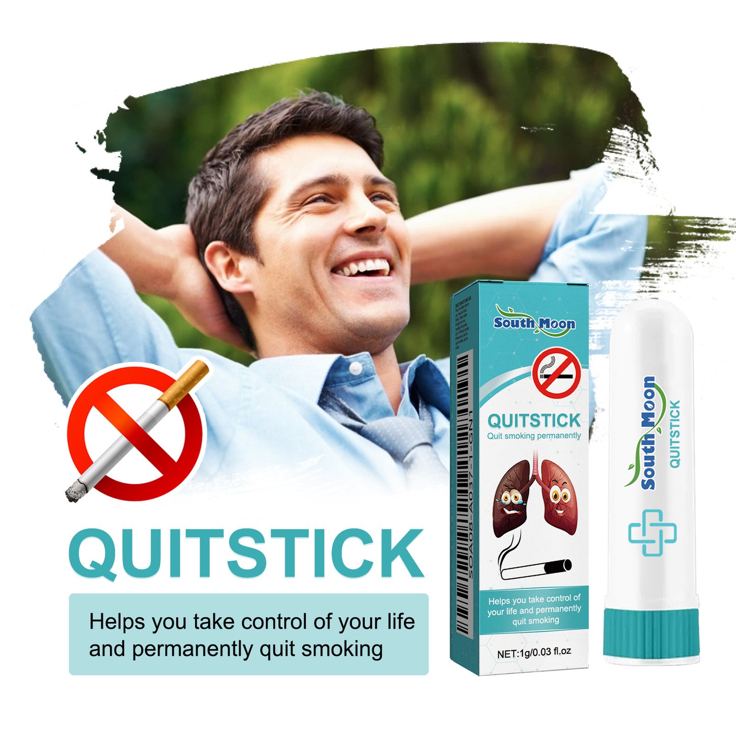 South Moon Nasal Decongestant Stick Relieves Nasal Congestion and Discomfort Nasal Cleaning Nasal Decongestion Repair Body Care Stick