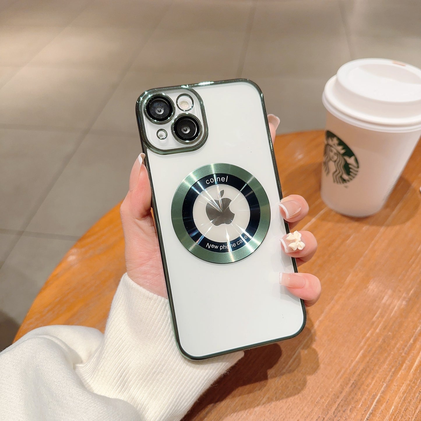 The New Magnetic Suction Leakage Mark Magnifying Glass Is Suitable For iphone14Promax Mobile Phone Case Apple 14 Lens Film Protective Cover