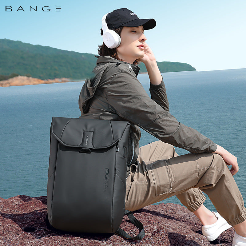 BANGE new backpack men's backpack business backpack men's computer schoolbag college student backpack