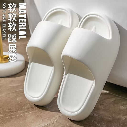 Stepping On Feces Feeling Slippers Female Summer Home Cute Home Couple Shoes Outside Wear Bathroom Home Cool Thick Bottom Slippers Female