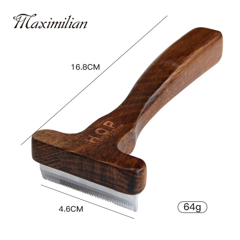Pet comb solid wood antique depilatory cat comb depilatory dog comb pet supplies