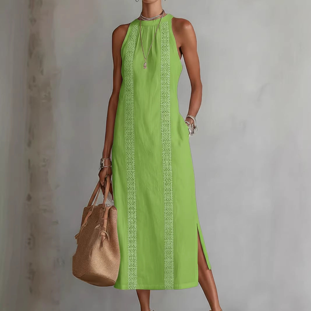 2026 European and American cross-border women's clothing solid color loose long shirt fashion casual women's dress