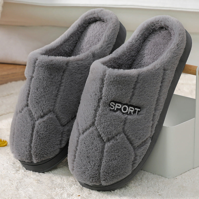 Cotton Slippers For Women, Men's Couple Winter Indoor Home Non-Slip Cotton Slippers