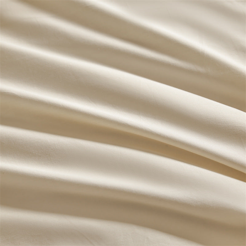 Solid Color Double-tone 100% Cotton Four-piece Bedding Set, Spring 2025 100% Cotton Duvet Cover, Nantong Bedding Set Three-piece Bed Sheet and Duvet Cover.