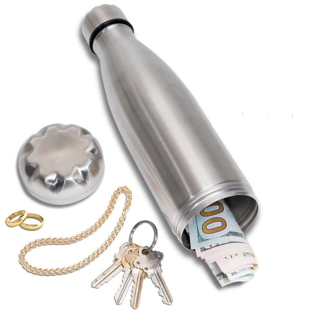 Stainless Steel Bottle Hidden Tank Outdoor Portable Storage Thermos