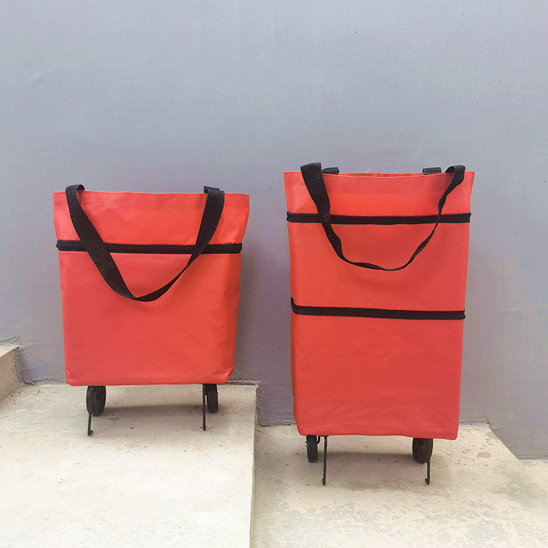 Fashion Folding Wheel Shopping Bag