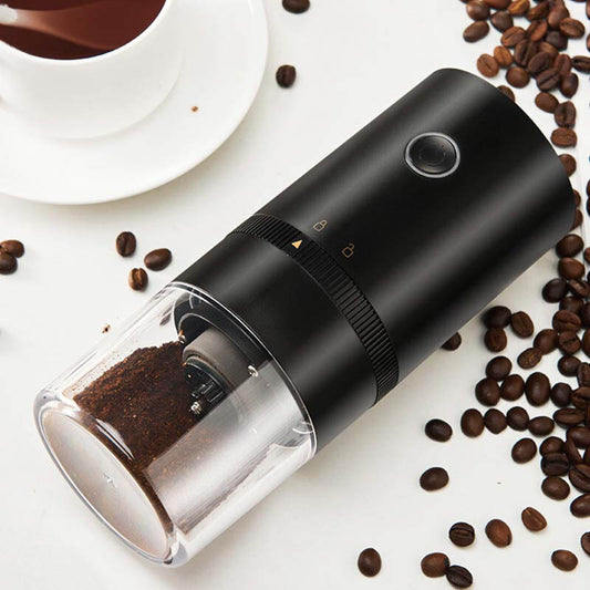 Electric Bean Grinder, USB Rechargeable Coffee Grinder, Coffee Bean Machine Household Small Italian Grinder, American Drip Filter
