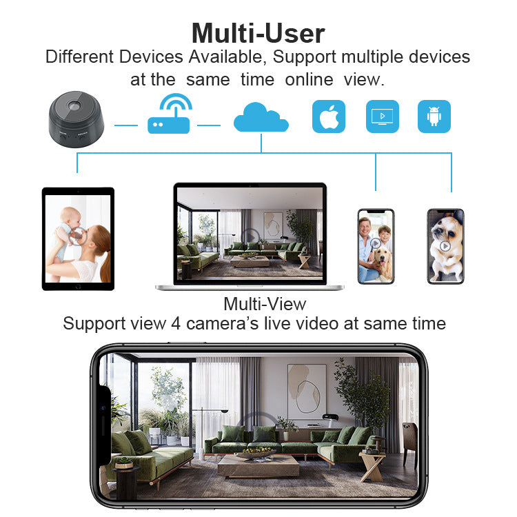 A9 Camera Wireless Smart HD Home Camera, Outdoor Sports HD Aerial Camera