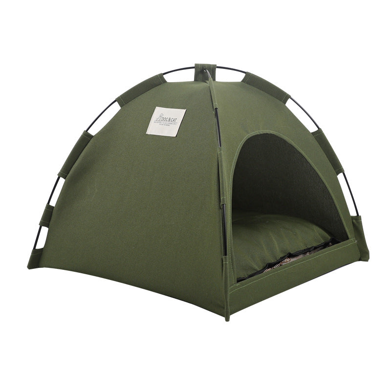 summer cooling mat outdoor pet nest tent breathable foldable solid color simple pet cage