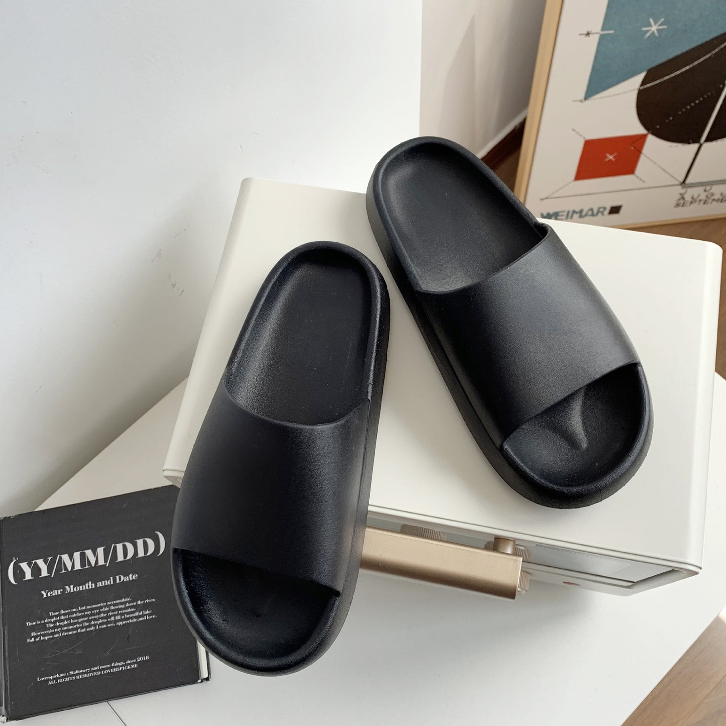 Stepping On Feces Feeling Slippers Female Summer Home Cute Home Couple Shoes Outside Wear Bathroom Home Cool Thick Bottom Slippers Female