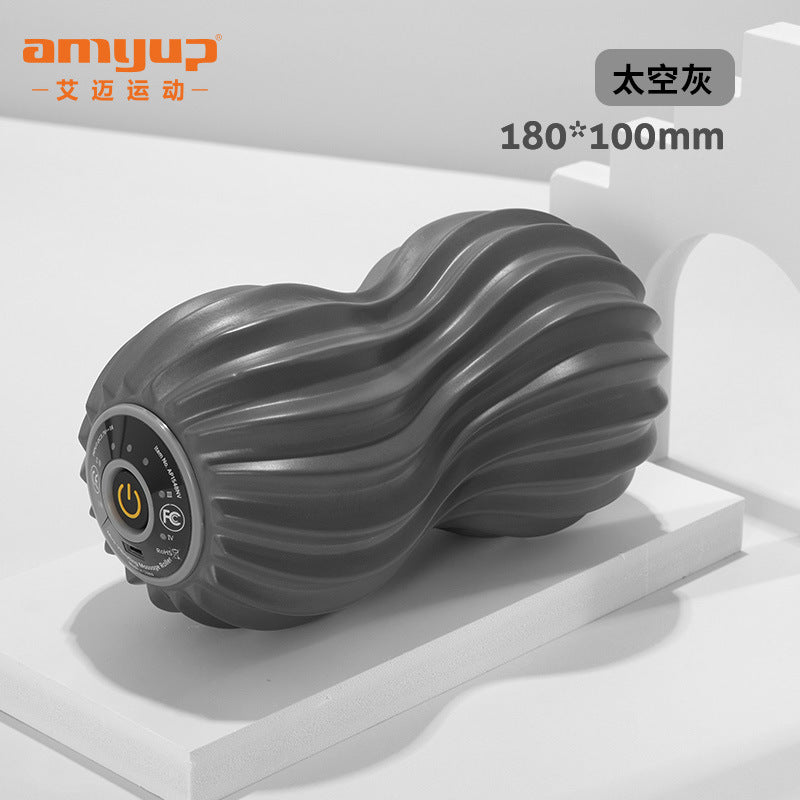 5-speed electric foam shaft yoga fitness vibration relaxation massage column electric corrugated fascia column yoga column