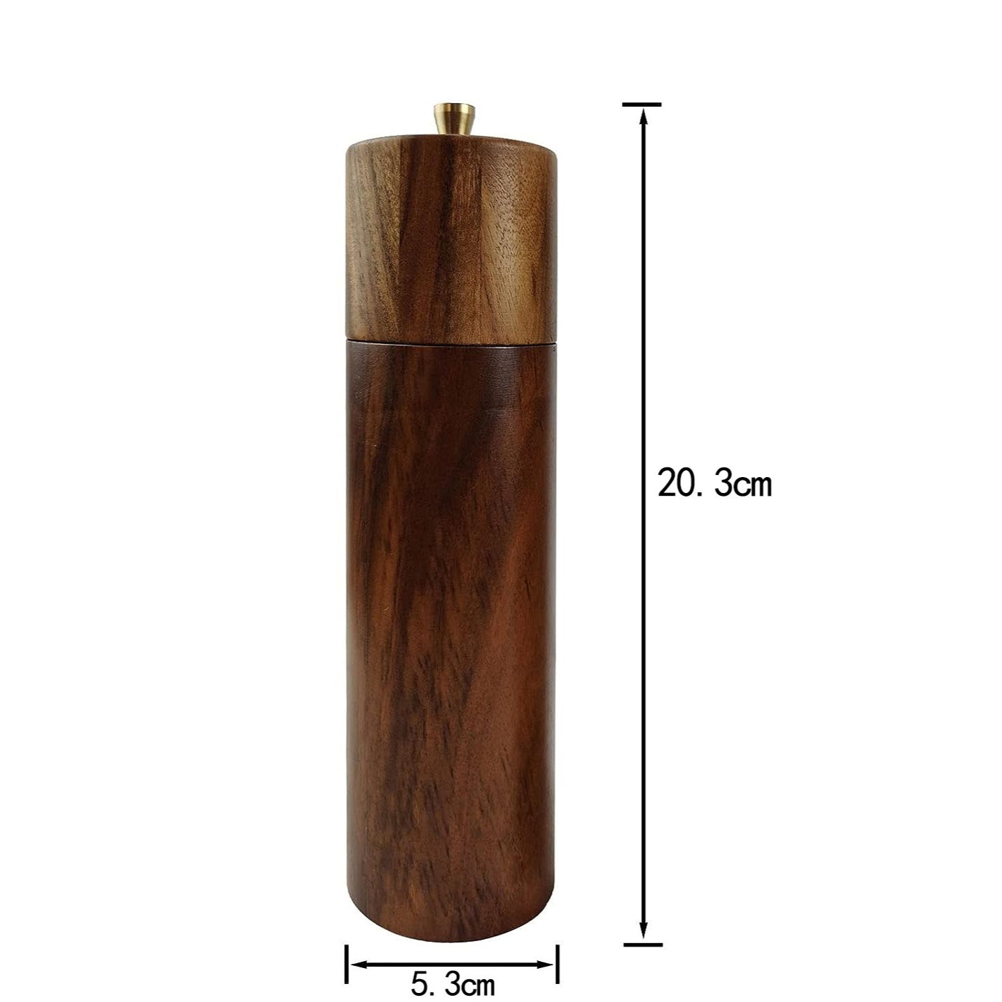 Spices, Spice Grinder, Wooden Kitchen Pepper Grinder, Manual Pepper Grinder.