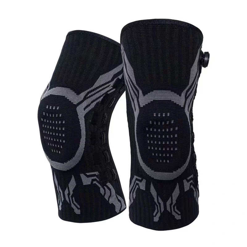 Cross-border Best-selling Product: Knob-operated Professional Sports Knee Pads for Men and Women, Including Basketball, Running, Football, and Badminton