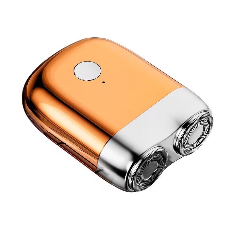 New Men's Electric Travel Razor, Mini Portable Car Rechargeable Waterproof Washable Razor