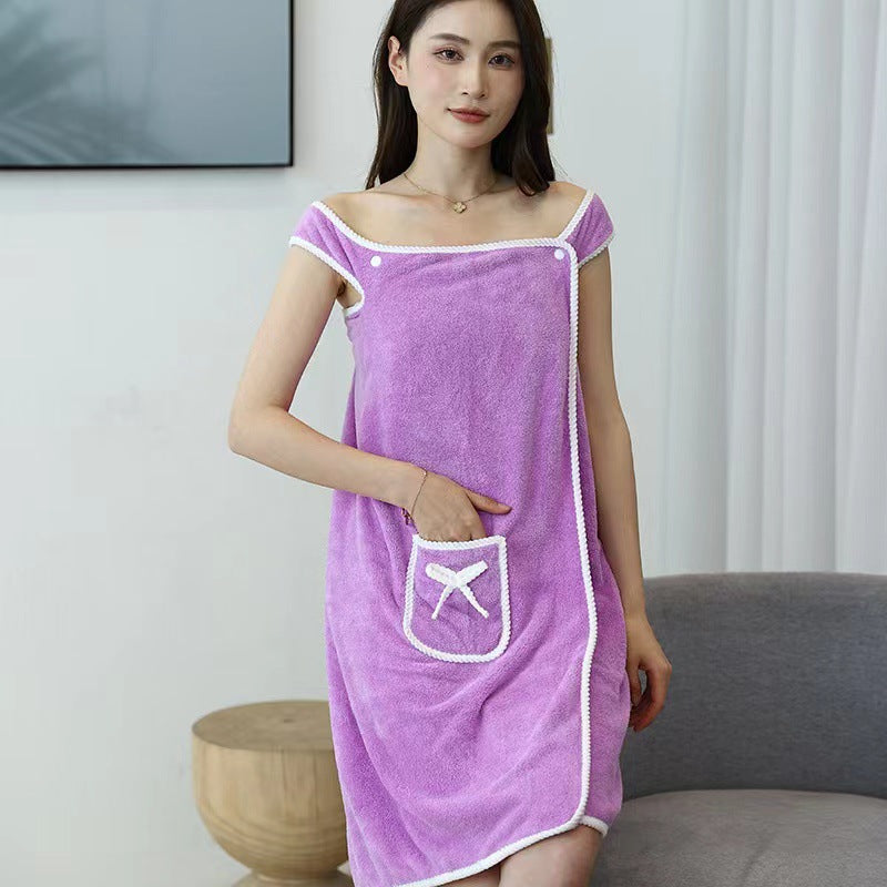 Coral Fleece Variety Bath Skirt