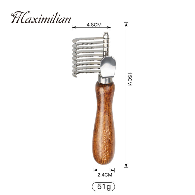 Pet comb solid wood antique depilatory cat comb depilatory dog comb pet supplies