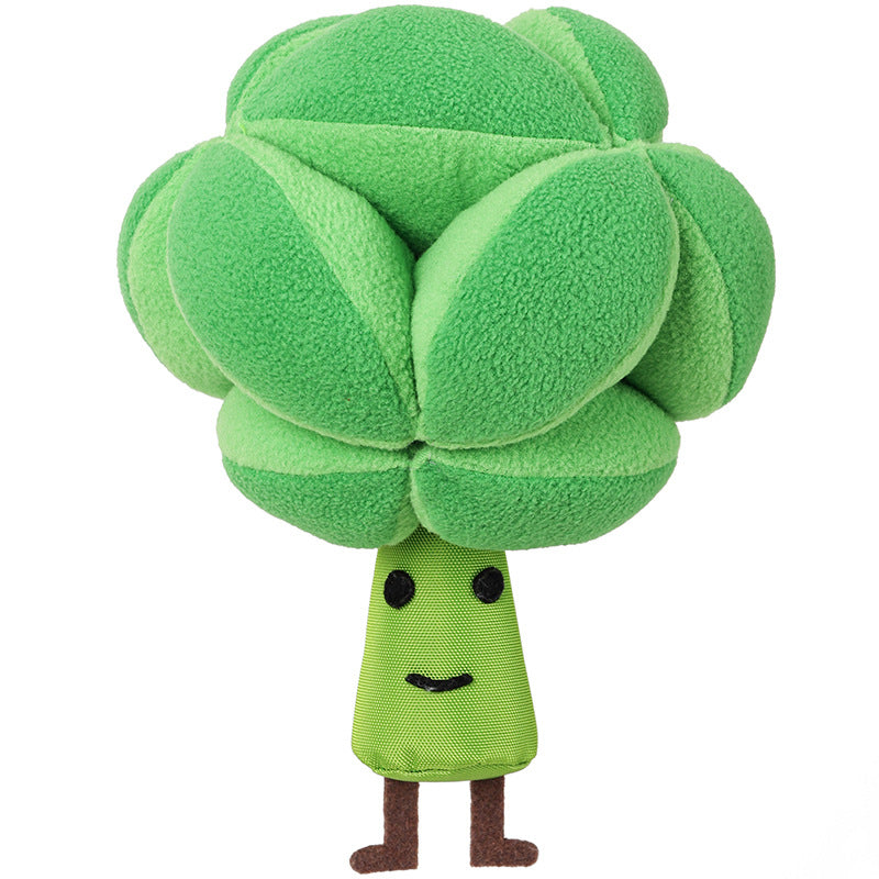 Dog's boring artifact pet broccoli puzzle food leaking sniffing toy slow food training sniffing voice companion