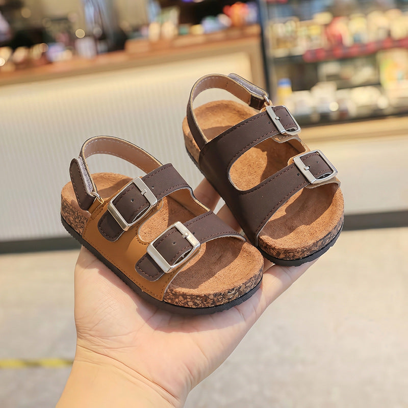2026 New Style Birkenstock Sandals for Girls - Non-slip Soft Sole, Breathable, Casual, Versatile, Princess Girl Sandals