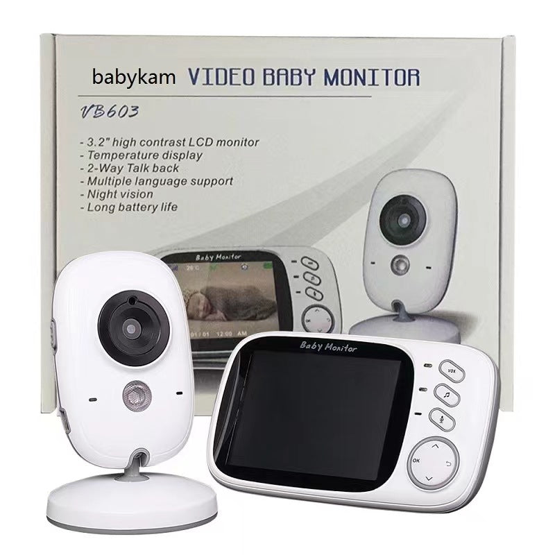 3.2 inch Baby Monitor vb603 Voice Intercom Lullaby Home Smart Monitor, Baby Monitor