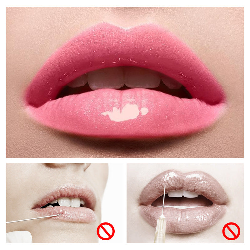 Kiss Beauty Cross-border Exclusively for Transparent Lip Plumping Enhances Lip Elasticity and Dilutes Lip Lines Lip Plumping Oil