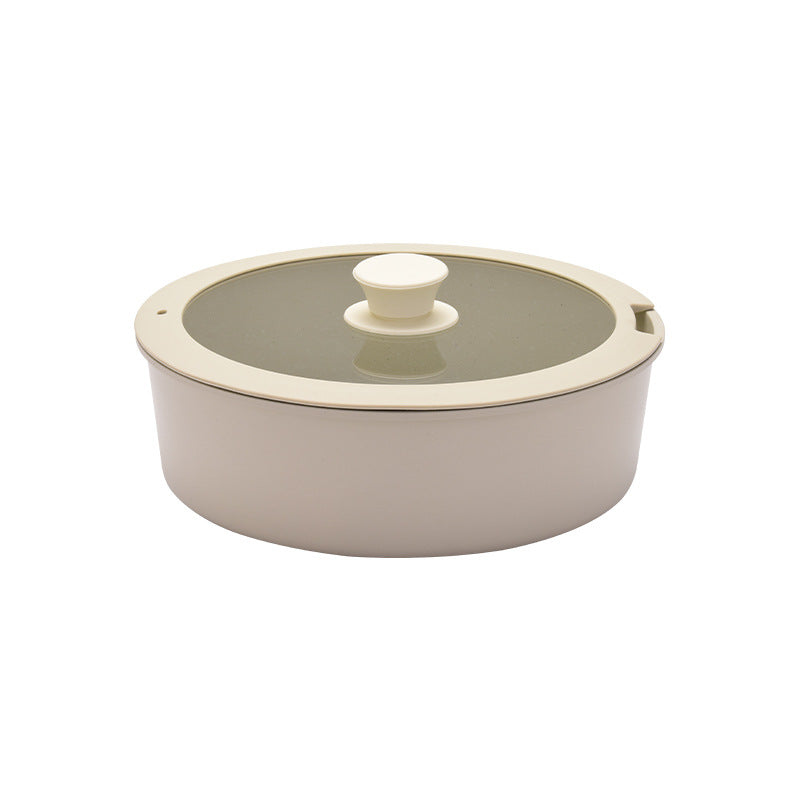 High-Value Detachable Handle Pot Medical Stone Pan Outdoor Set, Pot Portable Pot Camping Cooker Frying Pan