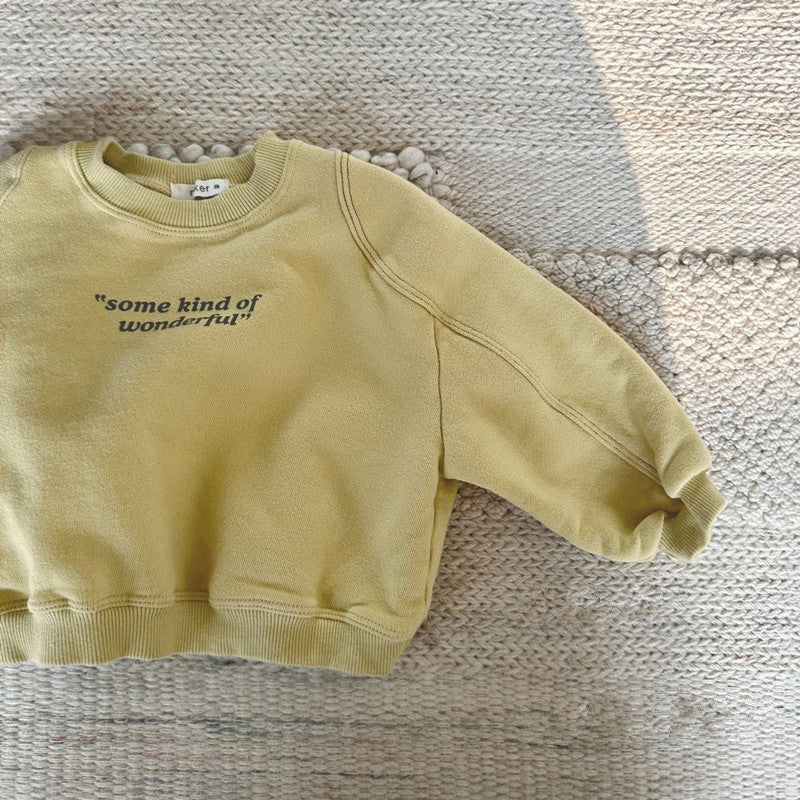Infant spring clothes Korean children's clothing baby sweater spring new baby letter sweater
