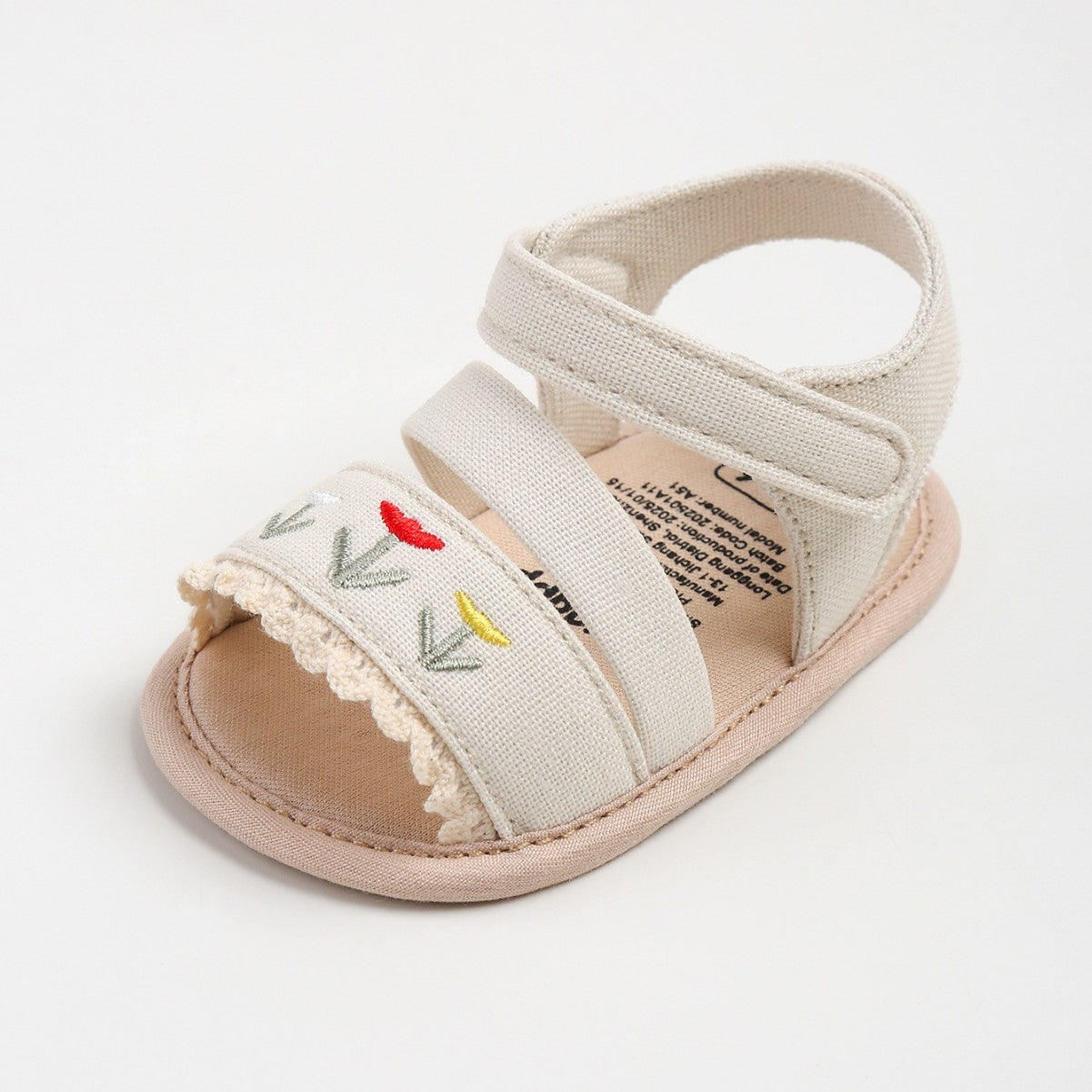 2026 New Summer Baby Walking Shoes for 0-1 Year Olds - Soft Sole, Hollow Out Design, Breathable Sandals M2096
