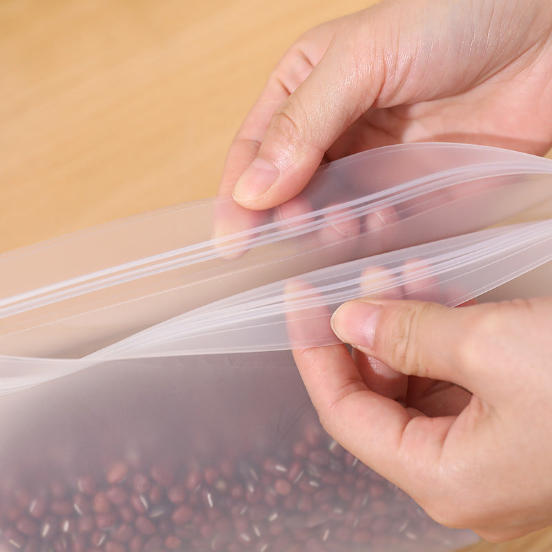 EVA Food Preservation Bag, Refrigerator Food Storage Bag, Fruit Vegetable Food Sealable Bag, Reusable