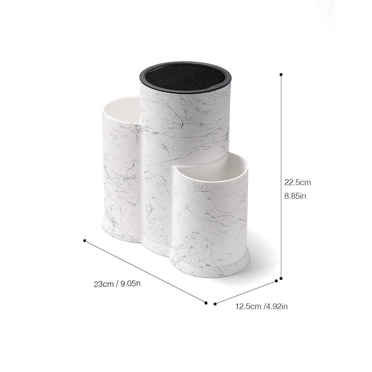 Kitchen Knife Rack, Storage Rack, Countertop Multifunctional Chopsticks Spoon Tube Knife Rack, Integrated Storage Box Household Kitchen Knife Rack