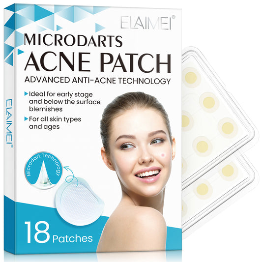 ELAIMEI New Microneedle Hydrocolloid Acne Acne Patch Portable Acne Mark Acne Invisible Patch 18 Patches