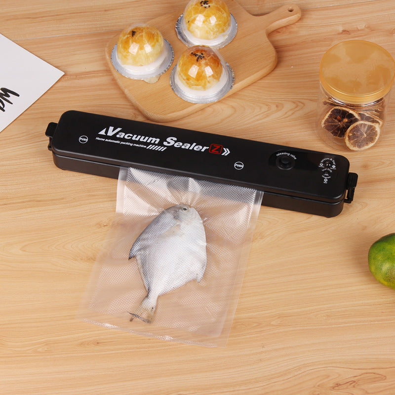 Cross-border Vacuum Packaging Machine, Home Automatic Vacuum Sealer Mini Plastic Sealer Portable, Kitchen Preservation Machine