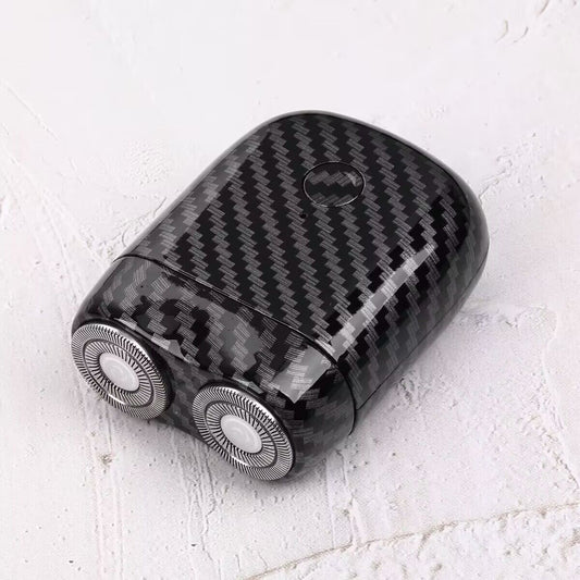 New Men's Electric Travel Razor, Mini Portable Car Rechargeable Waterproof Washable Razor