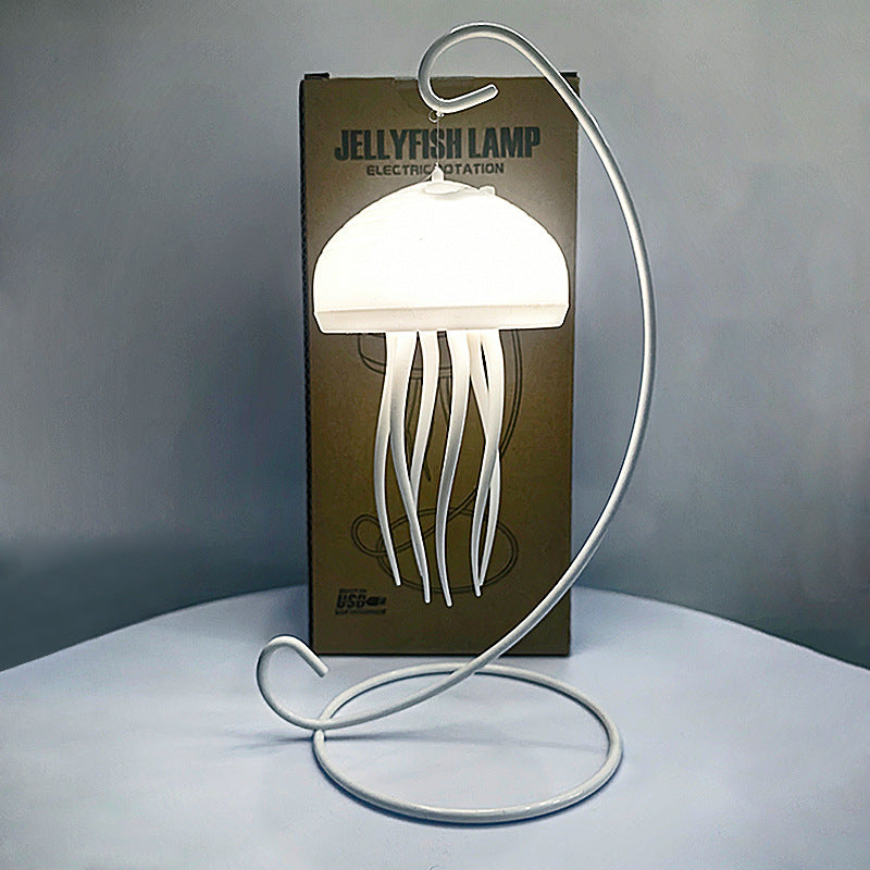 Floating Dynamic Jellyfish Night Light, Creative Home Lighting Decoration Valentine's Day Romantic Atmosphere Light, Decoration Crafts
