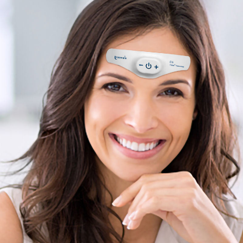 New home electronic smart sleep device, head-mounted sleep device to help insomnia, head low-frequency pulse assist sleep