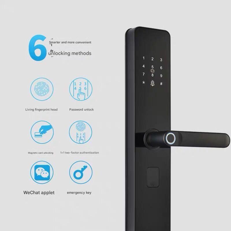One-grip Smart Lock, Home Anti-theft Door Lock, Apartment Door Electronic Lock Password Lock, High-end Fingerprint Lock