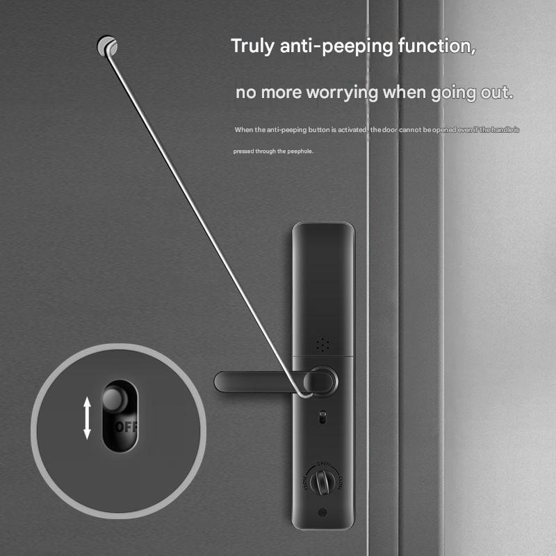 One-grip Smart Lock, Home Anti-theft Door Lock, Apartment Door Electronic Lock Password Lock, High-end Fingerprint Lock