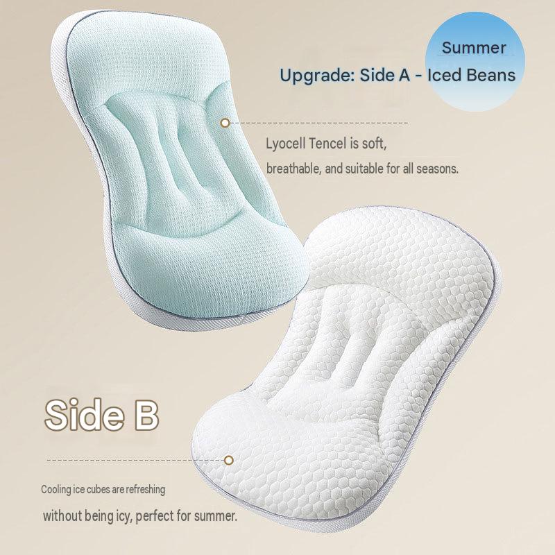 Popular Children's Space-themed Partitioned Pillow for Ages 1-3-6 Years and Up, Baby Pillow for 6-month-Old Babies, Suitable for All Seasons and Kindergartens