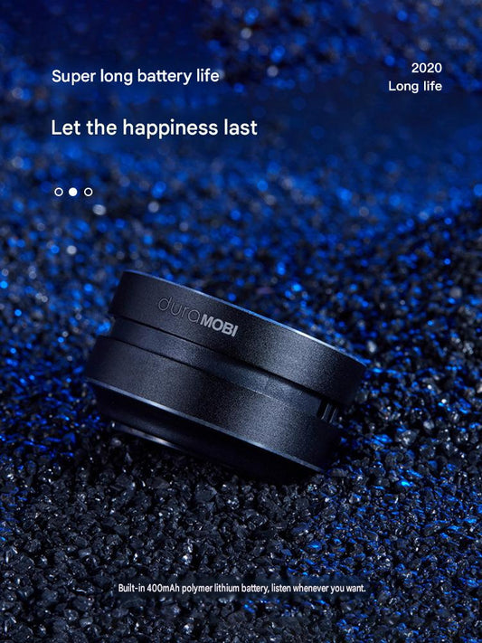 Round Portable Stereo Speaker, Wireless Bluetooth Long-lasting Standby Lightweight Mini High-sensitivity