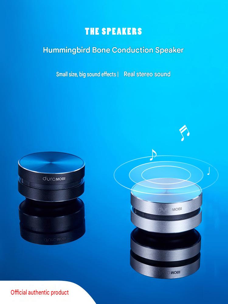 Round Portable Stereo Speaker, Wireless Bluetooth Long-lasting Standby Lightweight Mini High-sensitivity