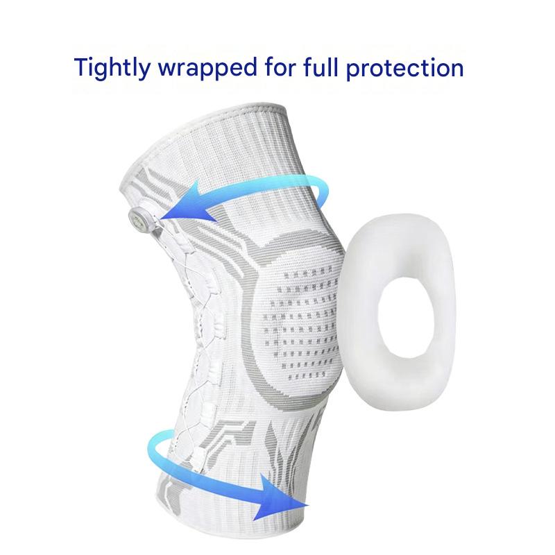 Cross-border Best-selling Product: Knob-operated Professional Sports Knee Pads for Men and Women, Including Basketball, Running, Football, and Badminton
